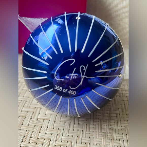 RARE Swarovski Elements Holiday Ornament HSN Cares Collection with Red Giftbox - Picture 6 of 16